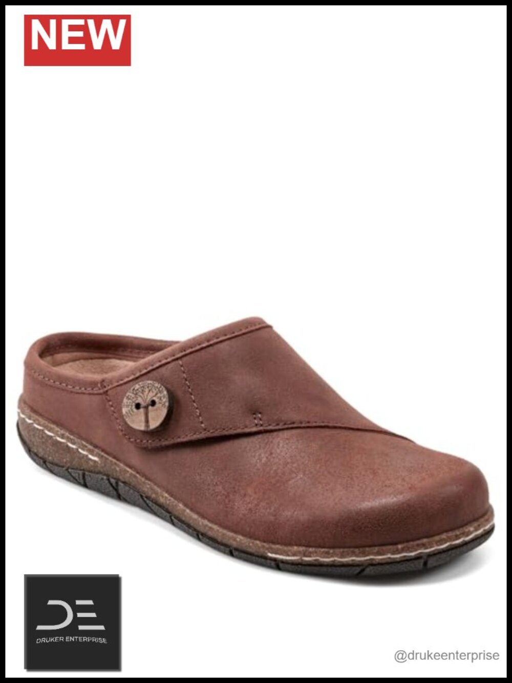 Women's Mules & Clogs Faux Leather Memory Foam Slip-on Comfortable Casual Shoes